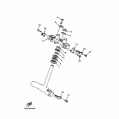 Схема узла: Рулевой механизм Yamaha WR250 WR250F