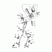 Схема узла: Передний тормозной цилиндр Yamaha XJR1300