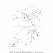 Схема вузла: Сидіння Yamaha XVS1100 V-Star Custom