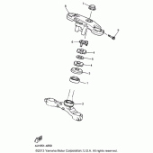 Схема узла: Рулевой механизм Yamaha YZF600R Thundercat