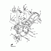Схема узла: Рама Yamaha FZS600 FAZER