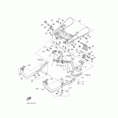 Схема вузла: Вихлопна система Yamaha VMX12 V-MAX