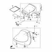 Схема вузла: Сидіння Yamaha XVS1100 Drag Star Classic