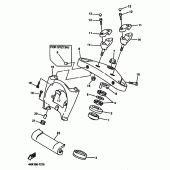 Схема вузла: Рульовий механізм Yamaha XVZ1300 Royal Star Tour Classic