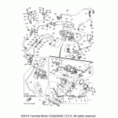 Схема вузла: Впускна система Yamaha XV1700 Road Star Midnight Warrior