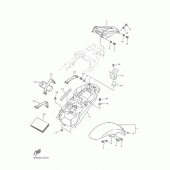 Схема вузла: Крило Yamaha XJR1300