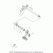 Схема вузла: Вал перемикання Yamaha TTR230 TT-R230