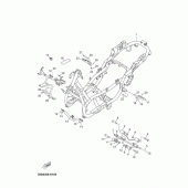 Схема узла: Рама Yamaha YP250 X-MAX