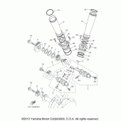 Схема узла: Распредвал и Цепь ГРМ Yamaha XV1900 Stratoliner