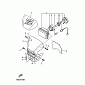 Схема вузла: Фара Yamaha DT125 DT125R