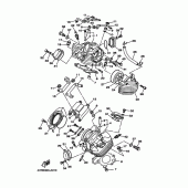 Схема вузла: Головка циліндра Yamaha XVS650 V-Star Classic