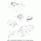 Схема узла: Alternate painted parts Yamaha XV1900 Raider SCL