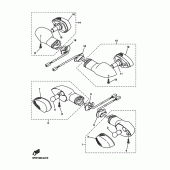Схема вузла: Поворотники Yamaha YZF-R6/YZF600 R6