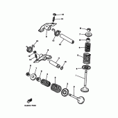 Схема вузла: Клапан Yamaha XT225 XT225