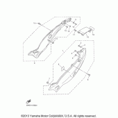 Схема вузла: Бічна кришка Yamaha YZF600R Thundercat