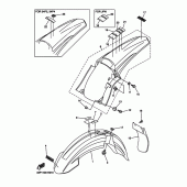 Схема узла: Крыло Yamaha YZ450F YZ450F