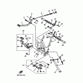 Схема вузла: Підніжки та Підставка Yamaha ST225 Bronco