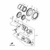 Схема узла: Привод стартера Yamaha XVS1100 V-Star Classic