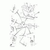 Схема вузла: Електроустаткування 1 Yamaha XVS1300 Midnight Star