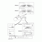 Схема узла: Графика и Эмблема Yamaha XVS400 Drag Star