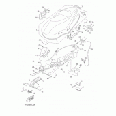 Схема вузла: Сидіння Yamaha YP250 X-MAX