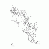 Схема вузла: Головний циліндр Yamaha YZF1000R Thunderace