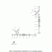 Схема вузла: Клапан Yamaha TTR125 TT-R125