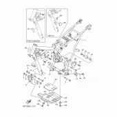 Схема узла: Рама Yamaha TTR125 TT-R125