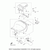 Схема вузла: Сидіння Yamaha XVS1300 V-Star