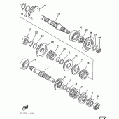 Схема узла: Трансмиссия Yamaha TT250R TT-R