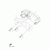 Схема вузла: Панель приладів Yamaha XJ6 Diversion F