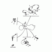 Схема вузла: Електроустаткування 2 Yamaha XVS250 Drag Star