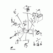 Схема вузла: Електроустаткування 2 Yamaha XVS1100 V-Star Silverado