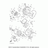 Схема узла: Крышки картера (1) Yamaha YZF-R1 R1S Limited Edition