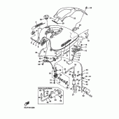 Схема узла: Топливный бак Yamaha XVZ1300 Royal Star Tour Classic