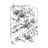 Схема узла: Карбюратор 2 Yamaha XJ600 SECA II