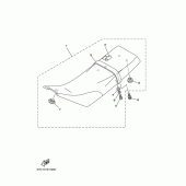 Схема узла: Сиденье Yamaha TW225