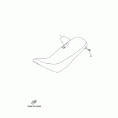 Схема вузла: Сидіння Yamaha TTR125 TT-R125