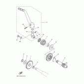 Схема узла: Привод стартера Yamaha YZ125