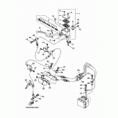 Схема узла: Передний тормозной цилиндр Yamaha YZF-R3