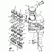 Схема узла: Впускная система Yamaha XJ400 Diversion (S-TYPE)