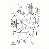 Схема вузла: Електроустаткування 2 Yamaha MTN250 MT-25
