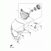 Схема вузла: Фара Yamaha WR450F