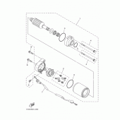 Схема вузла: Електричний стартер Yamaha YBR125