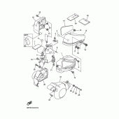 Схема вузла: Бічна кришка Yamaha XVS400 Drag Star Classic