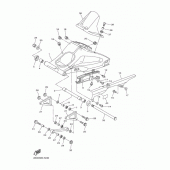 Схема узла: Задний рычаг и Подвеска Yamaha FZ1 FZ1 FAZER (Naked, ABS)