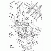 Схема вузла: Рама Yamaha WR250 WR250F