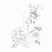 Схема узла: Задний фонарь (Стоп-сигнал) Yamaha XTZ1200 Super Tenere ES