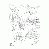 Схема узла: Облицовочные элементы 1 Yamaha YZF-R6/ YZF600 R6