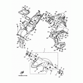 Схема узла: Крыло Yamaha YZF-R25